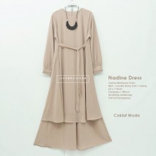 Nadine-015 Gamis Malaysia Polos